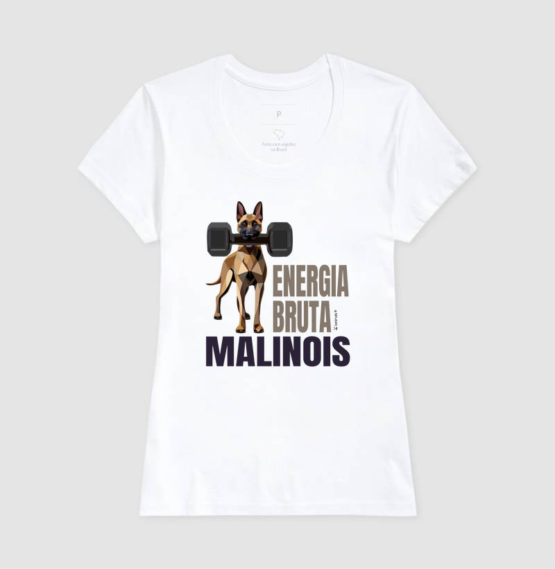 Camiseta Malinois Energia Bruta- Essência