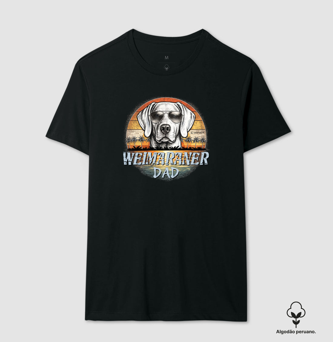 Camiseta INCA SOFT Weimaraner DAD Sunset Vintage - Família