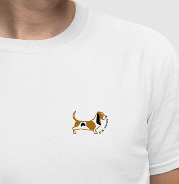 Camiseta Basset Hound - Perfil / Side