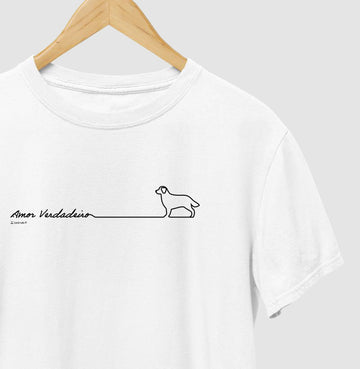 Camiseta Golden Retriever - Amor Verdadeiro