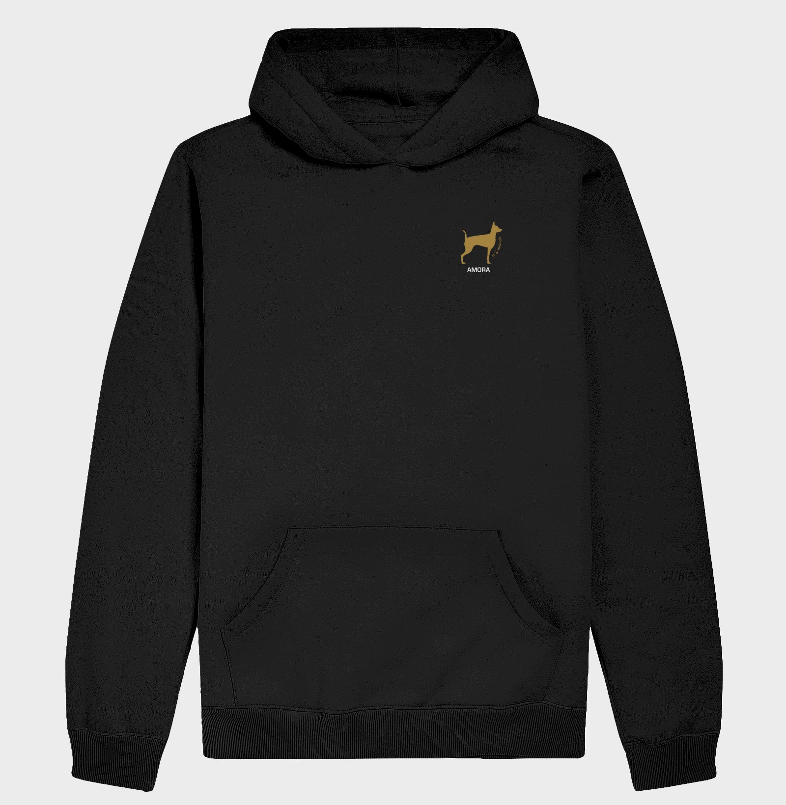 Moletom Hoodie Slim, Raças Personalizado - Perfil / Side