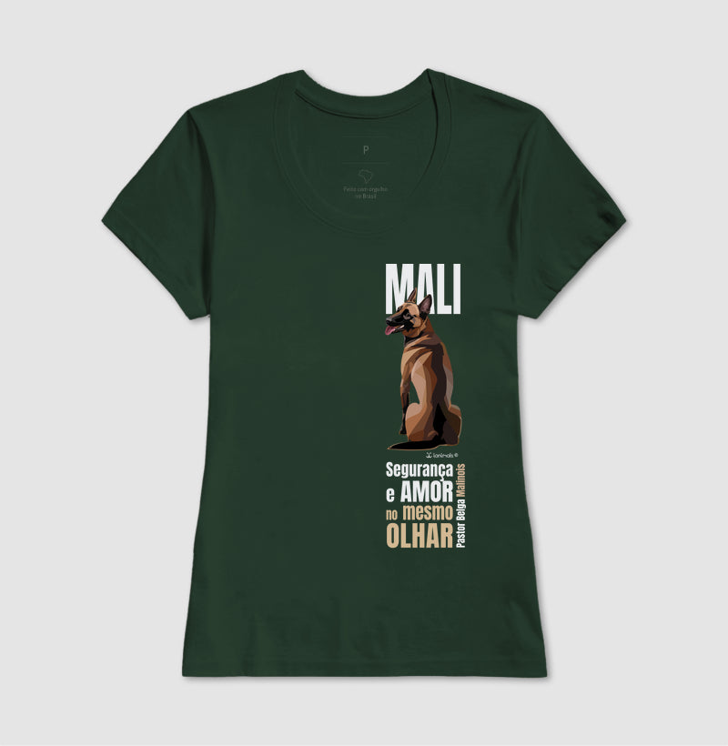 Camiseta Malinois - Olhar - Essência