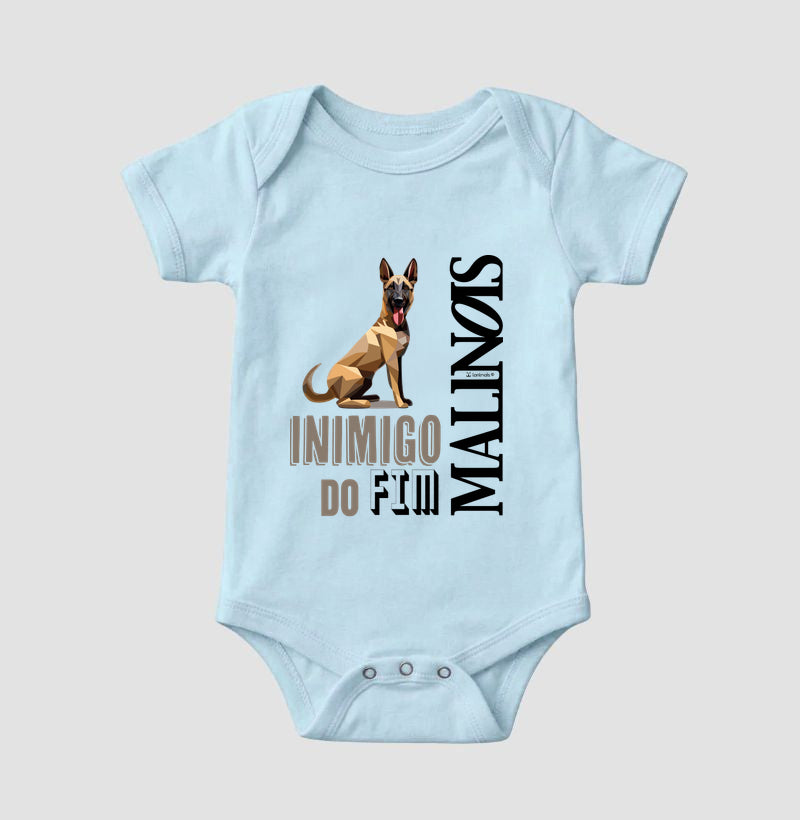 Body Infantil Malinois Inimigo do Fim - Essência