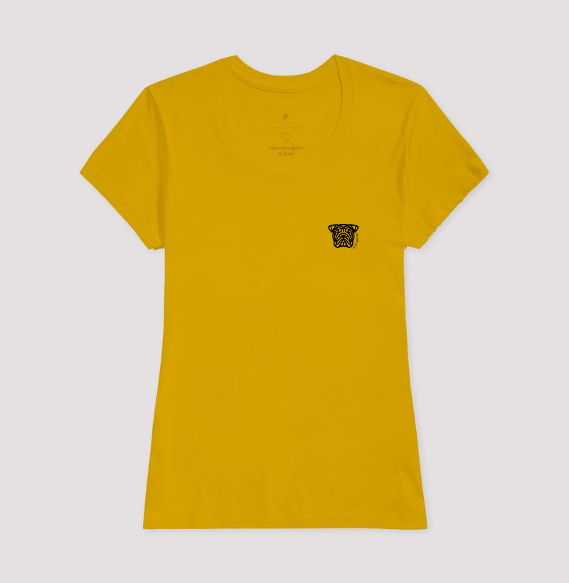 Camiseta Buldogue Ingles - Tribal / Side