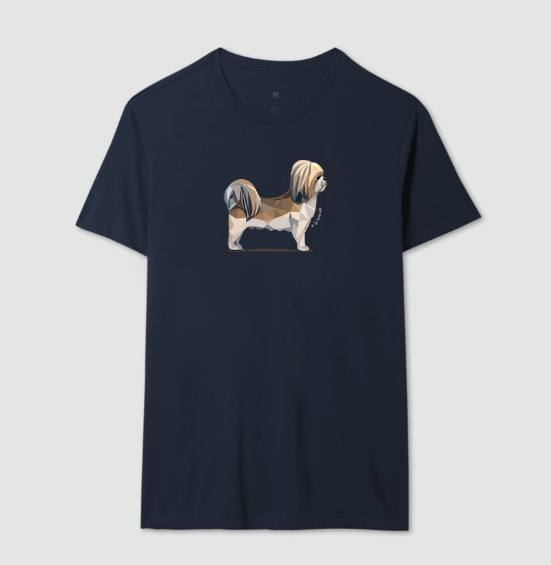 Camiseta Shih Tzu Perfil - Geoma