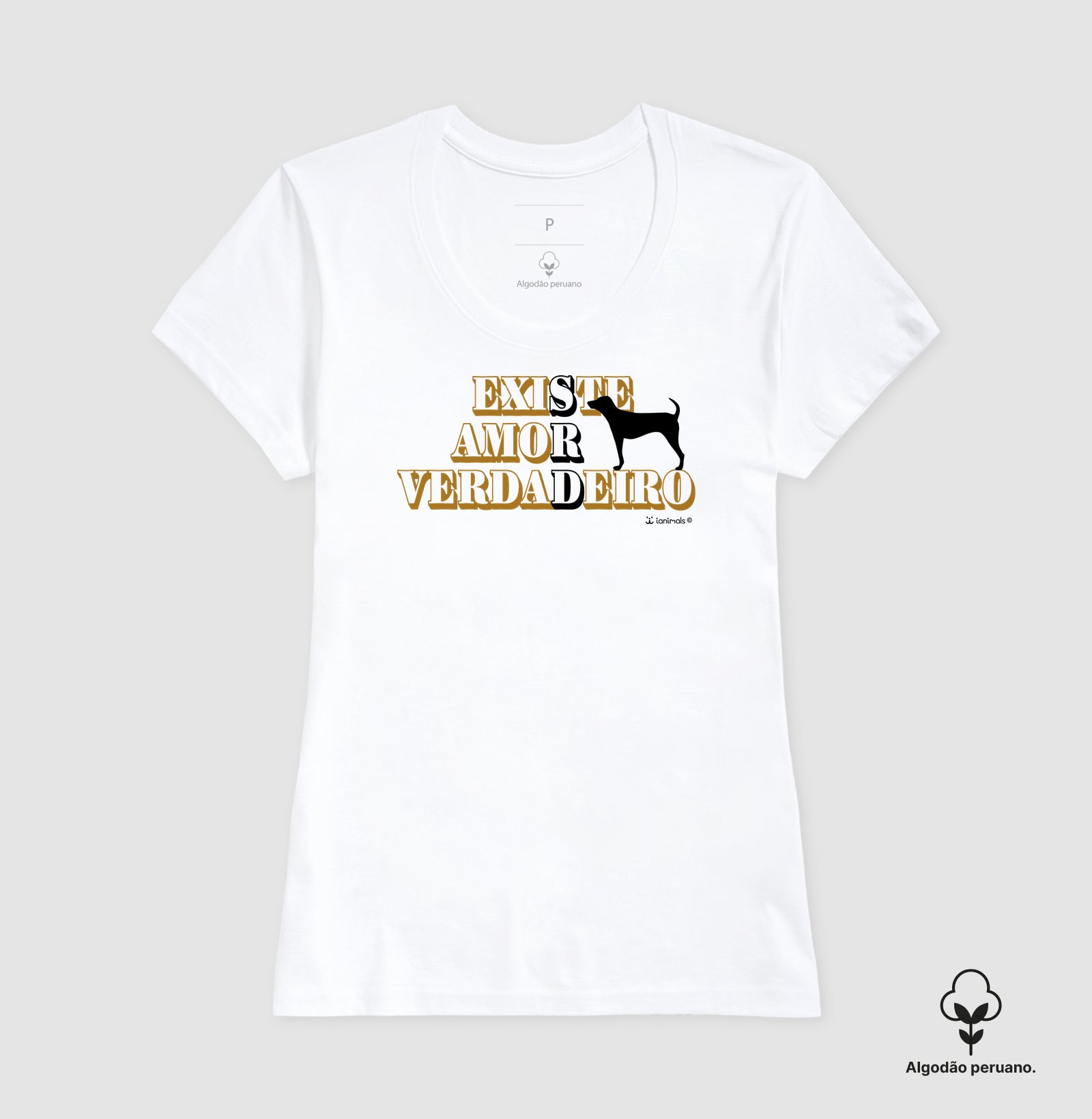 Camiseta INCA SOFT SRD Existe Amor Verdadeiro - Essência