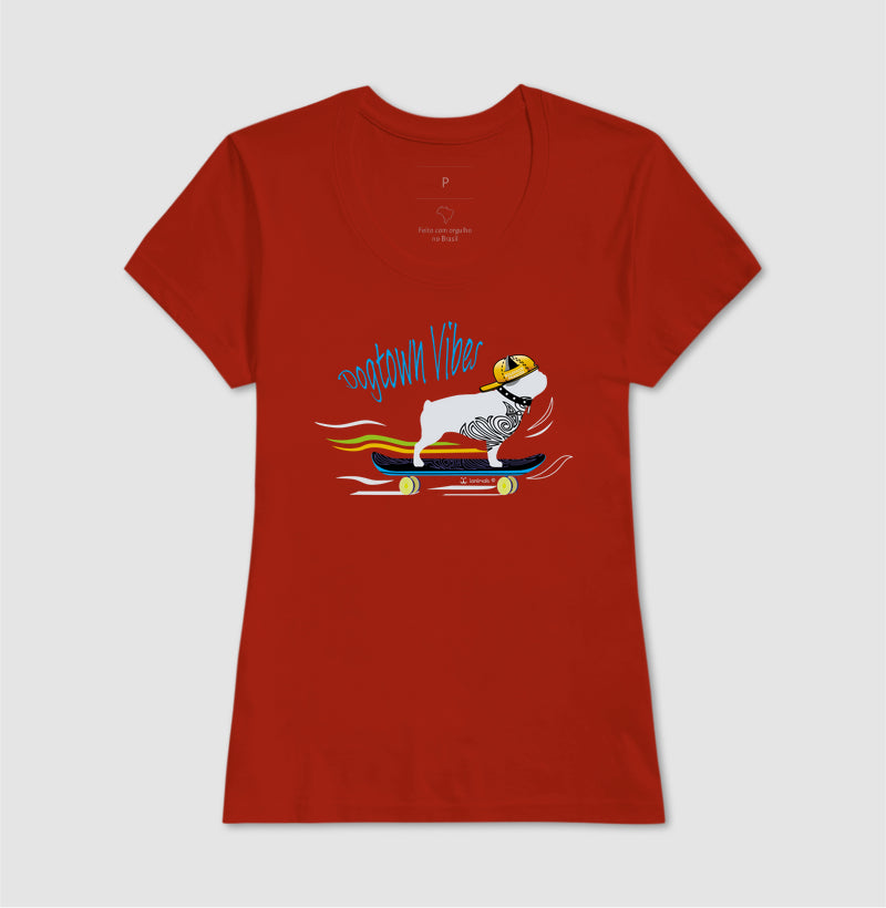 Camiseta Buldogue Francês - Skatista