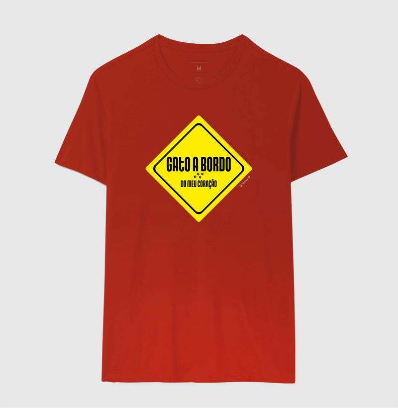 Camiseta Gato a Bordo - Afeto