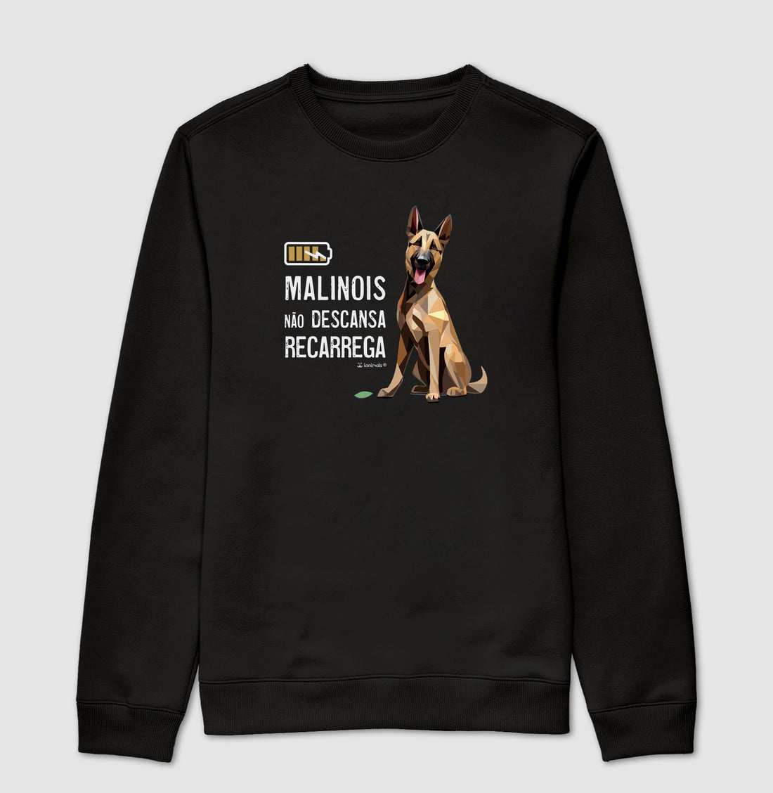 Moletom Suéter Malinois Não Descansa - Essência