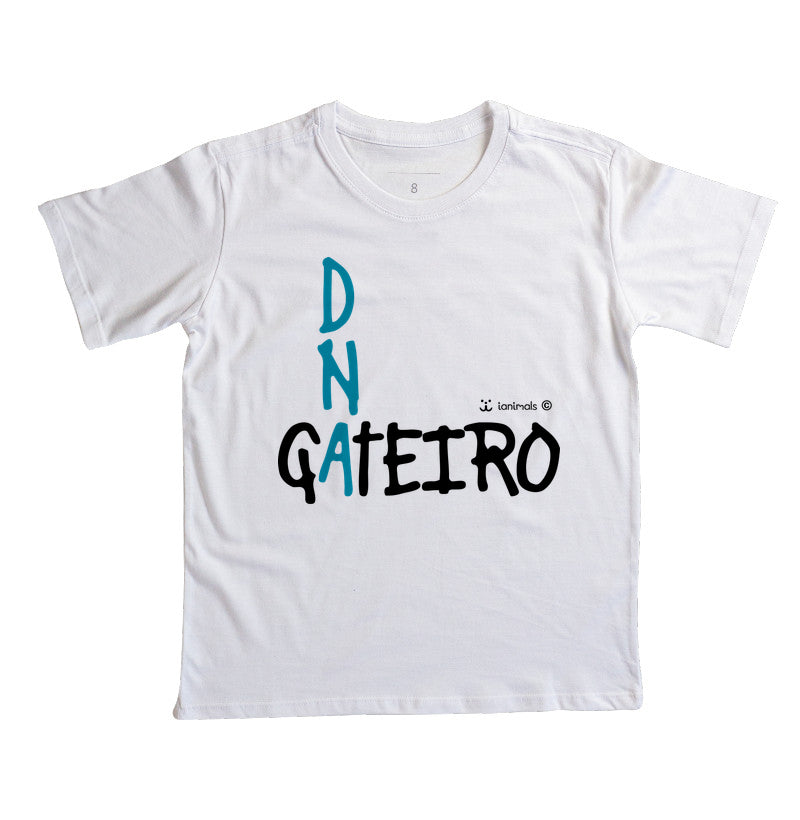 Camiseta Infantil DNA Gateiro - Afeto
