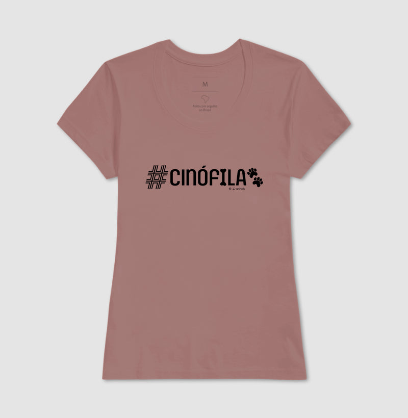 Camiseta #Cinófila - Coleção AFETO