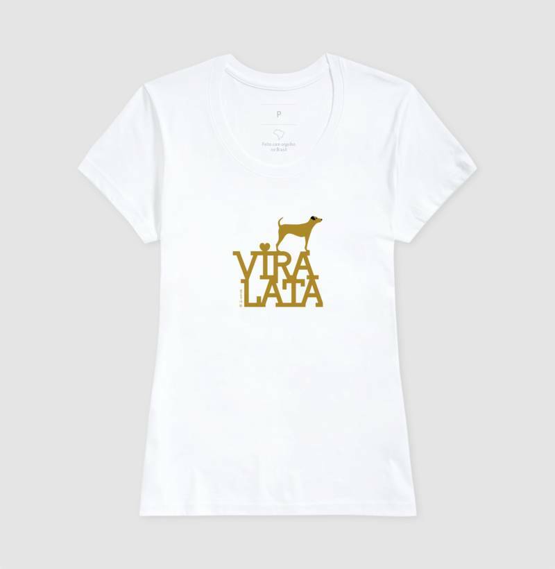 Camiseta Cachorro Vira-lata - Cloleção Identidade