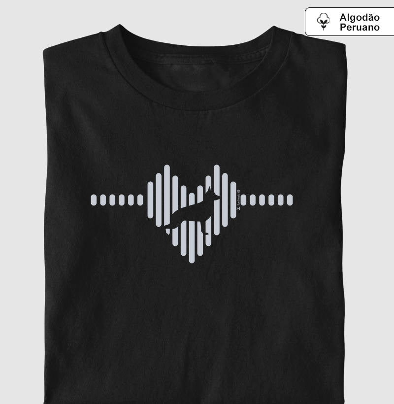 Camiseta Pastor Alemão / INCA SOFT - Coleção Coração