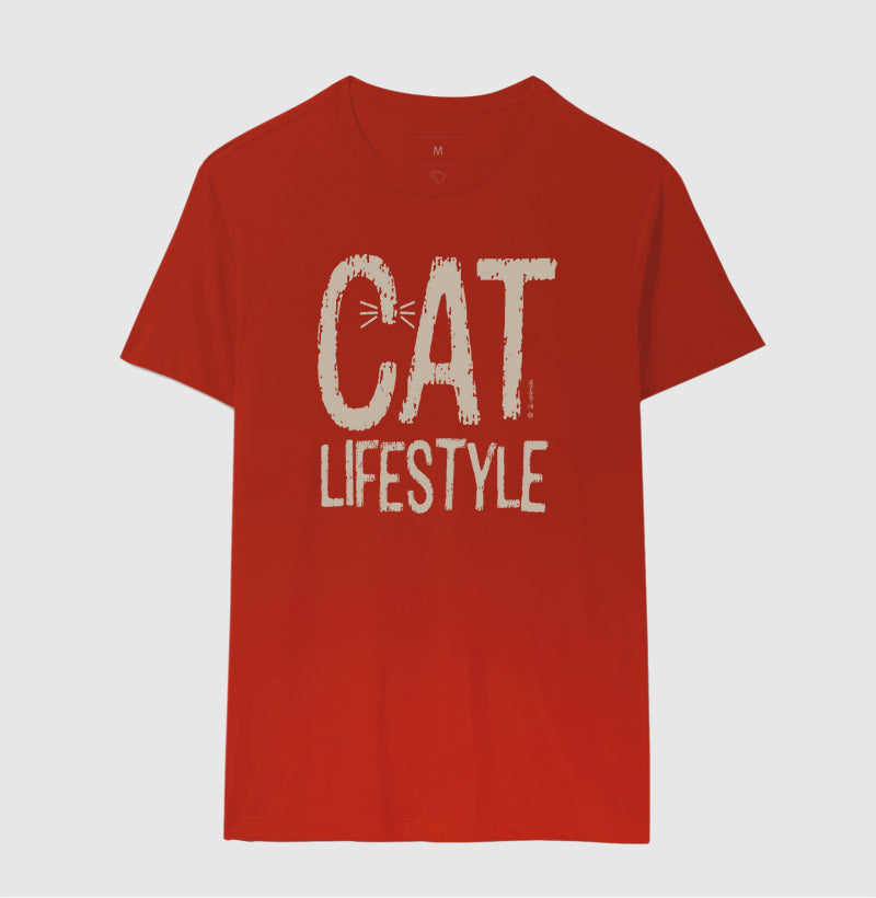 Camiseta Cat Lifestyle - Coleção AFETO