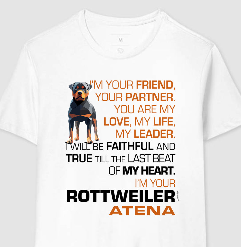 Camiseta Rottweiler Atena - I’m your - Essência