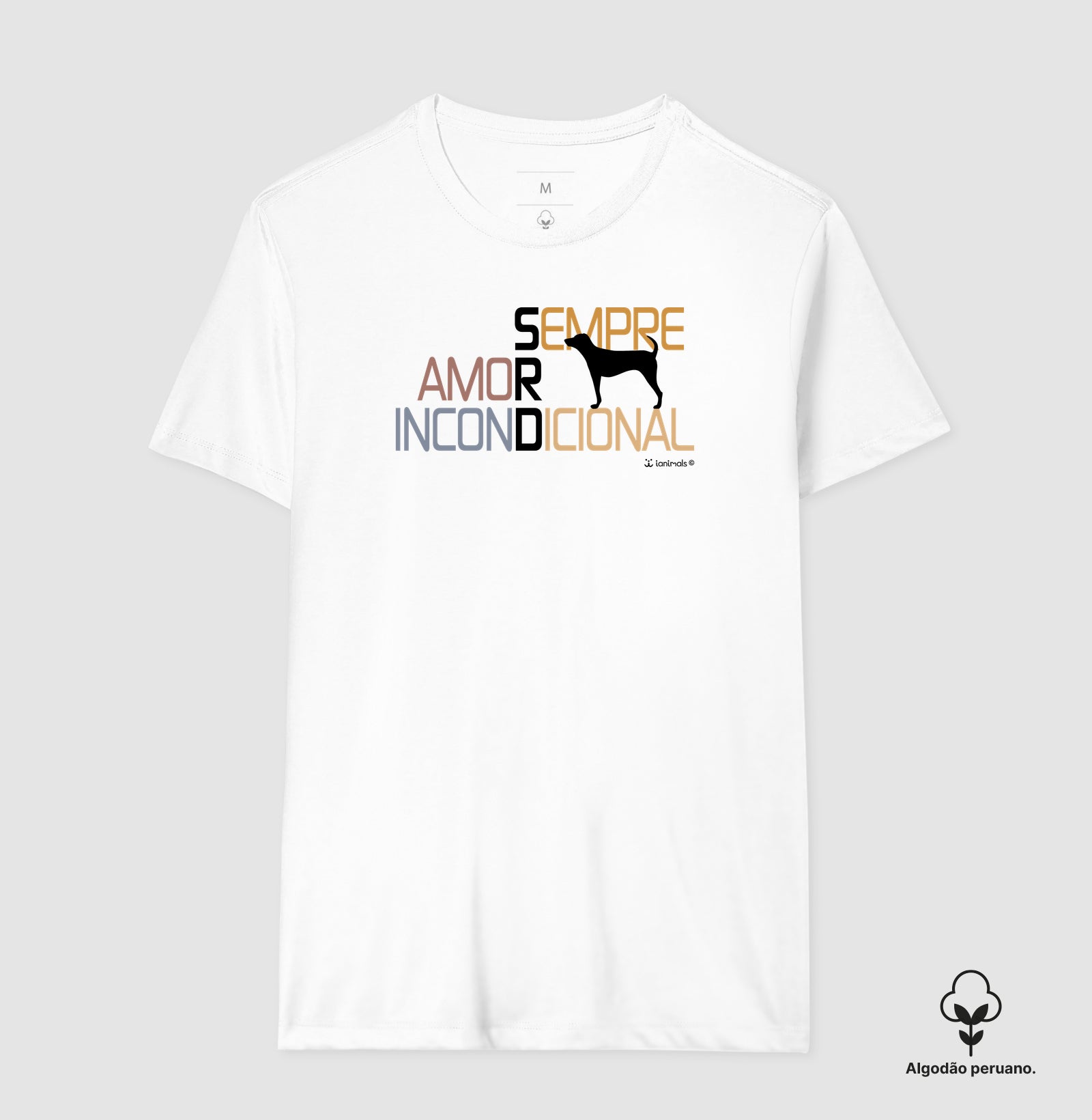 Camiseta INCA SOFT SRD Sempre Amor Incondicional - Essência