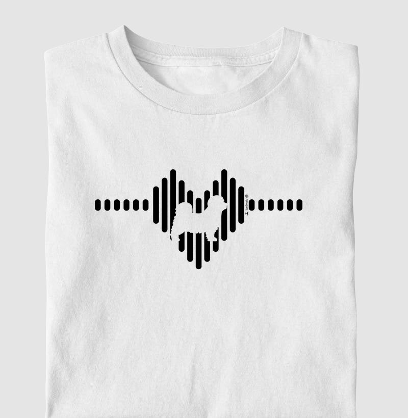 Camiseta Shih Tzu - Coleção Coração