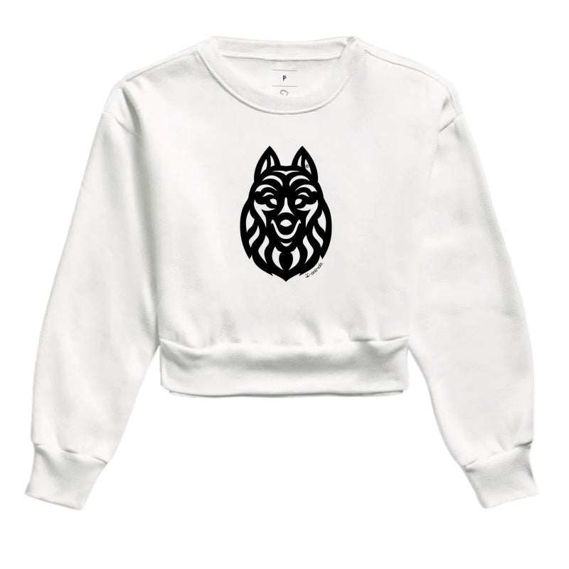 Moletom Cropped Schipperke - Tribal