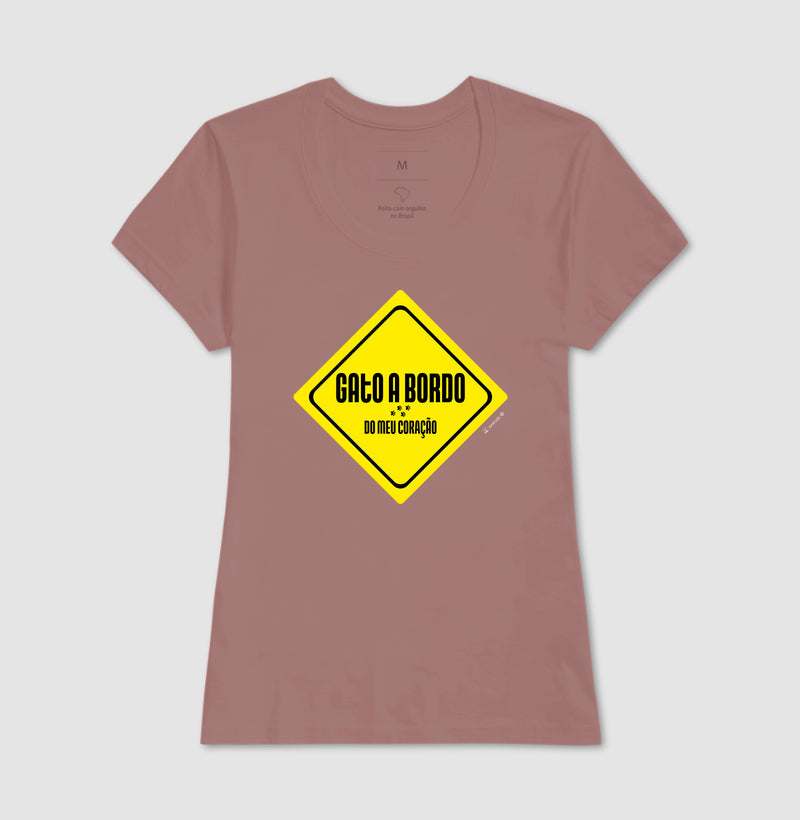 Camiseta Gato a Bordo - Afeto