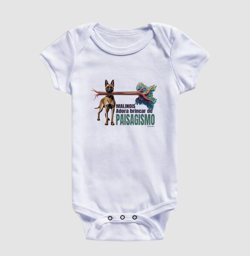 Body Infantil Malinois Paisagismo - Essência
