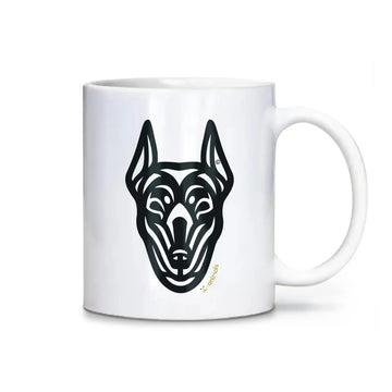 Caneca Doberman - Tribal i-animals