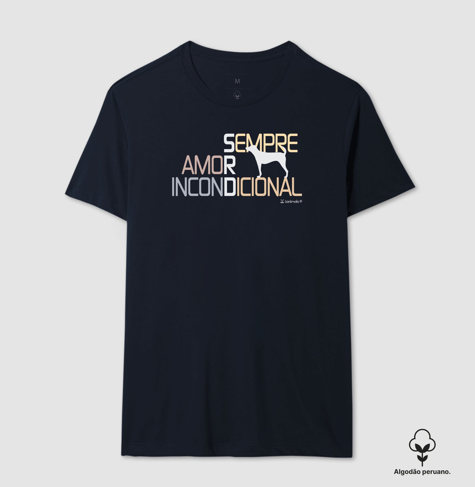 Camiseta INCA SOFT SRD Sempre Amor Incondicional - Essência