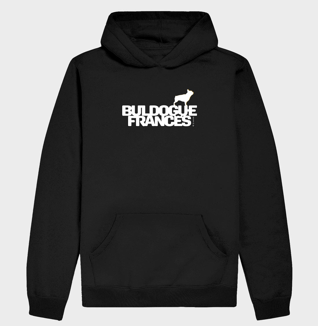 Moletom com Capuz Buldogue Francês - Identidade (sem cadarço)