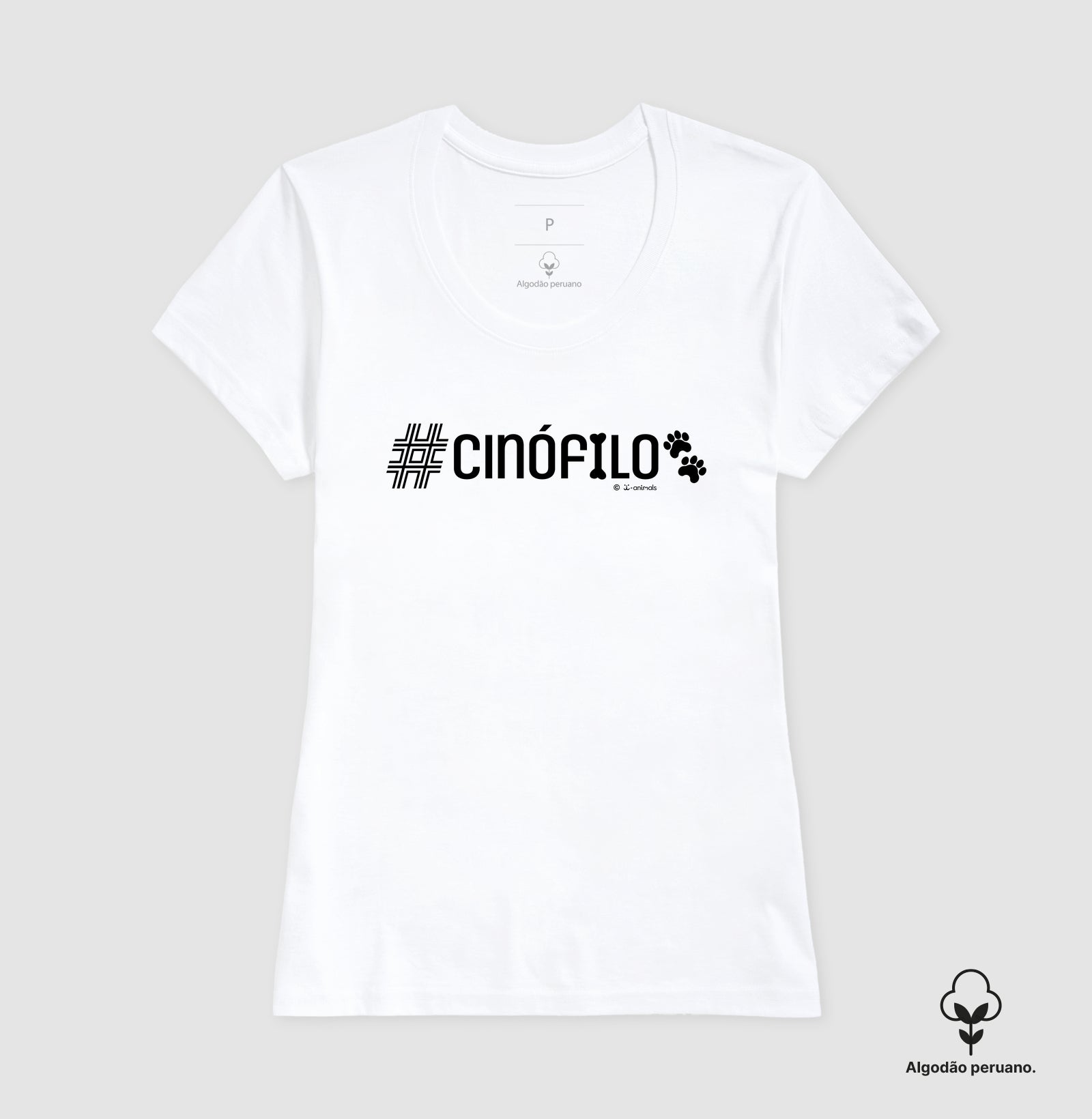 Camiseta “INCA SOFT” #Cinófilo - Coleção AFETO