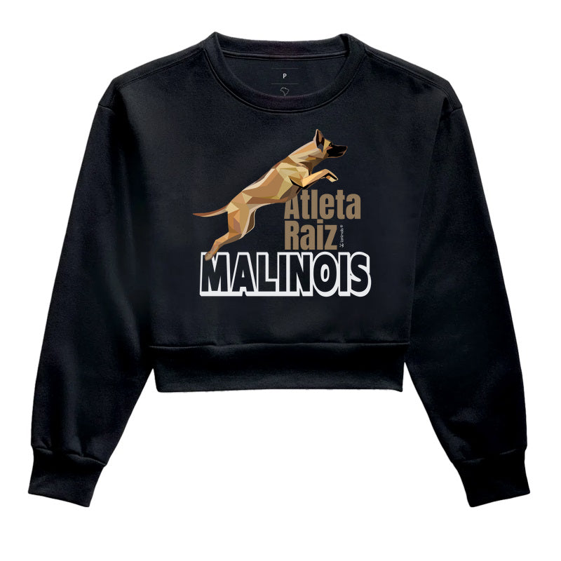 Moletom Cropped Malinois Atleta Raiz - Essência