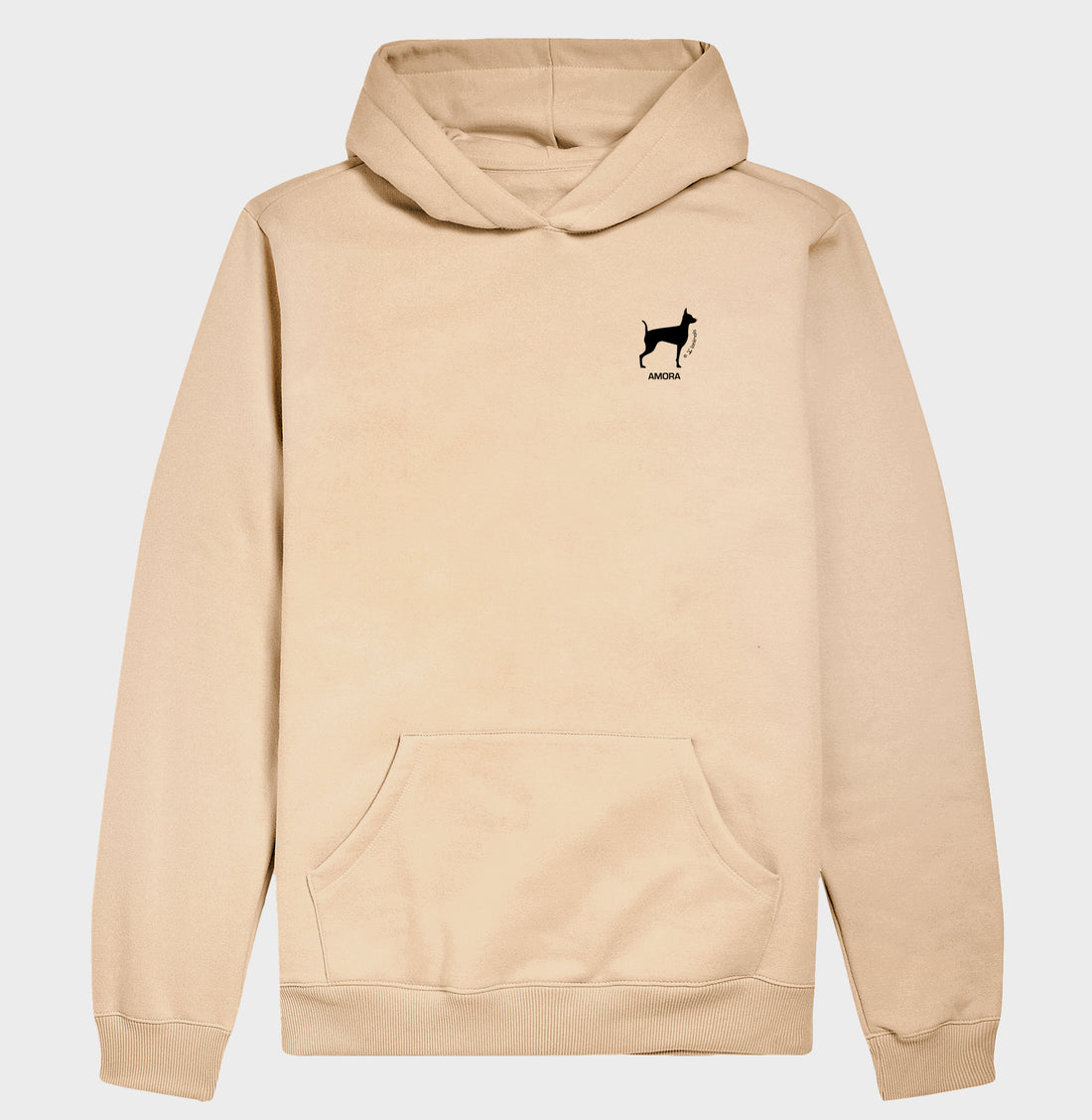 Moletom Hoodie Slim, Raças Personalizado - Perfil / Side