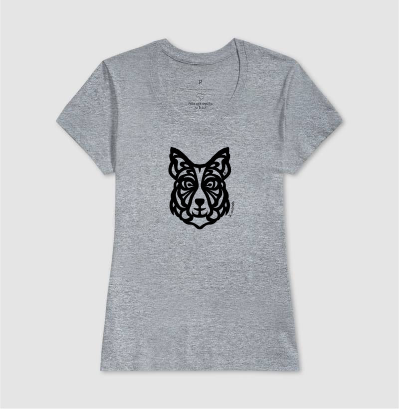 Camiseta Border Collie - Tribal