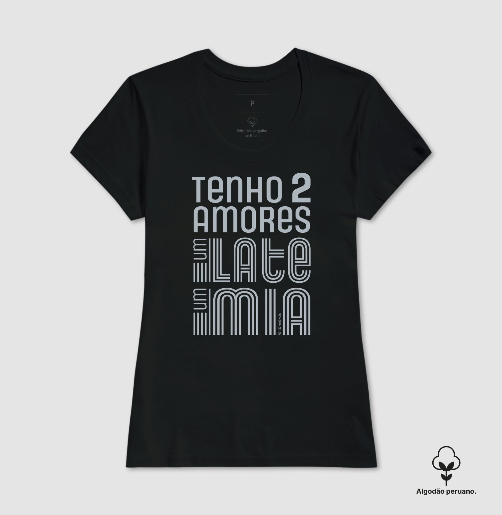 Camiseta “INCA SOFT” um Late, um Mia - Coleção AFETO