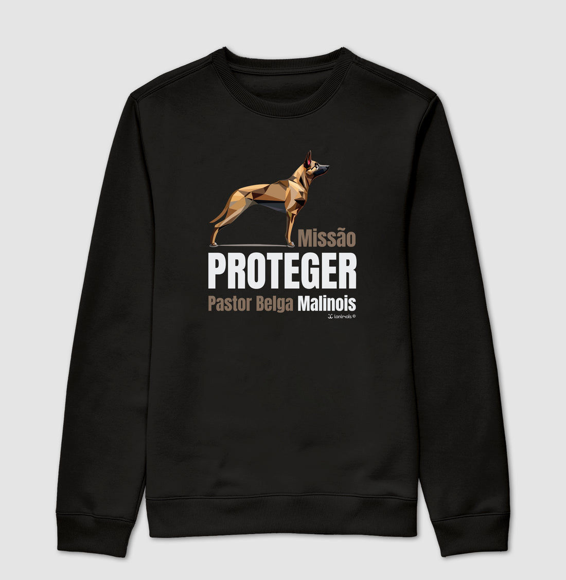 Moletom Suéter Malinois Missão  Proteger - Essência