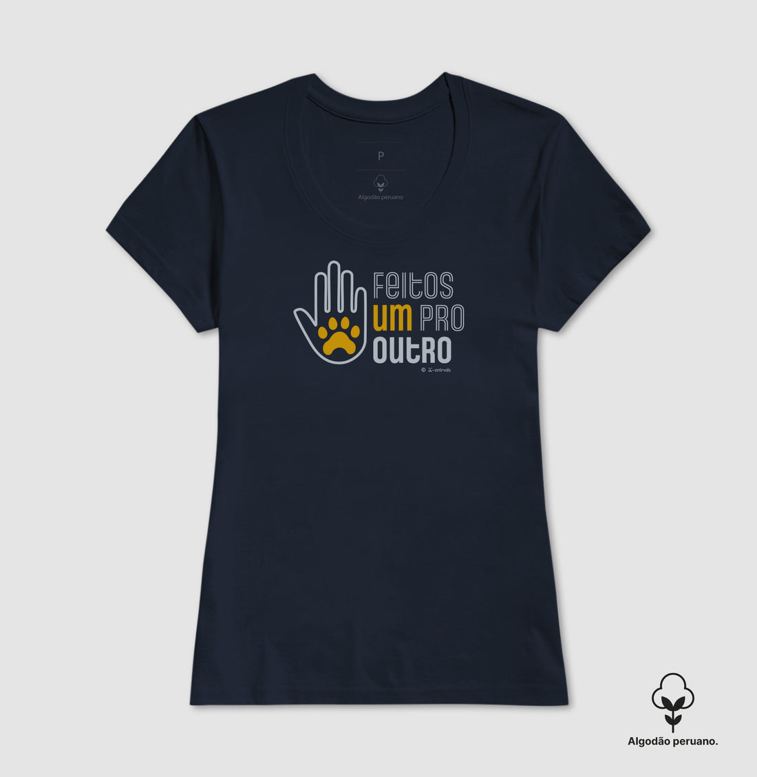 Camiseta “INCA SOFT” Pets, Feitos um Pro Outro  - Coleção AFETO