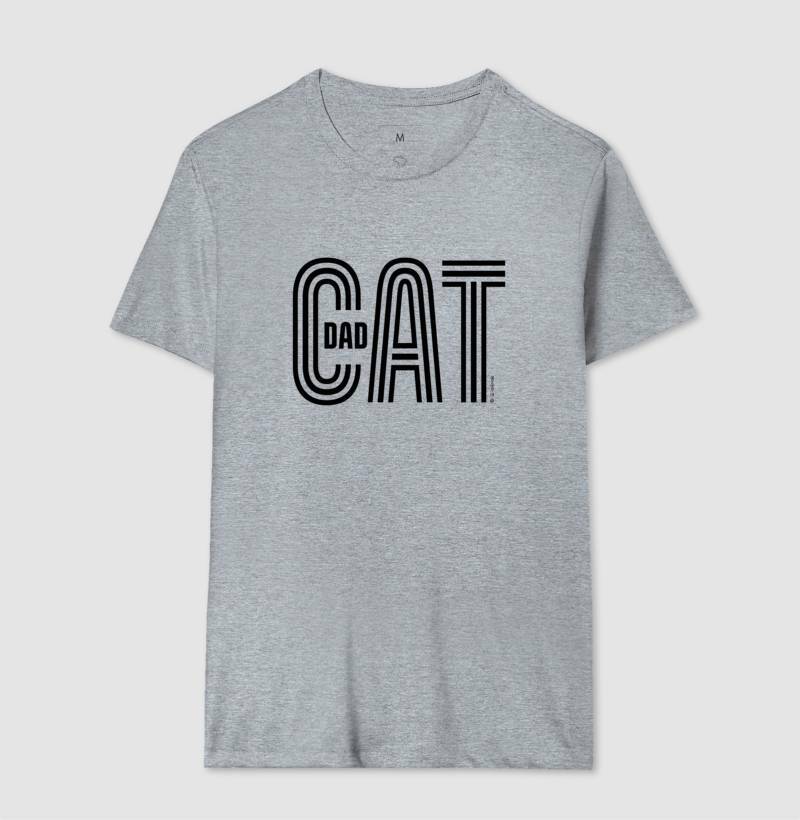 Camiseta Cat Dad - Coleção AFETO