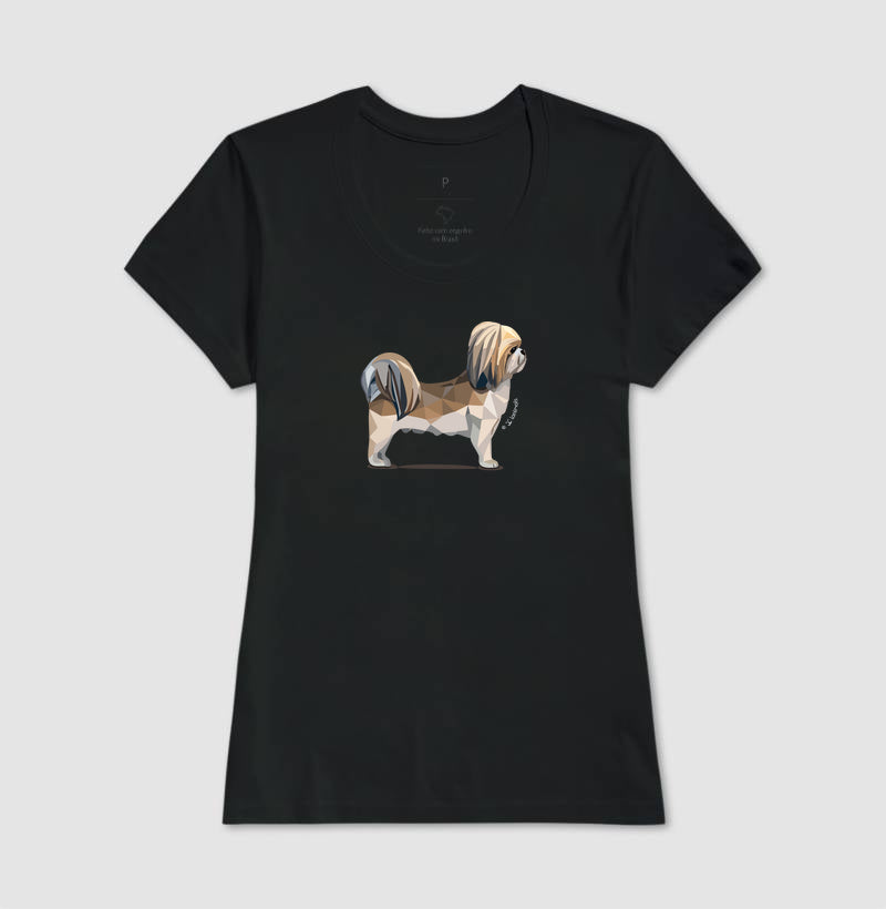 Camiseta Shih Tzu Perfil - Geoma