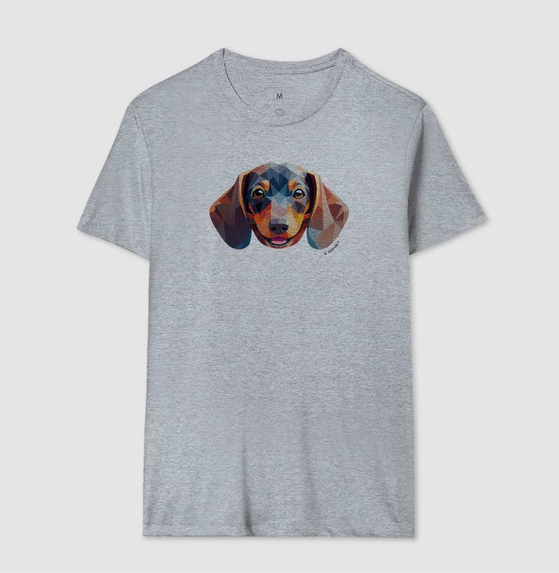 Camiseta Dachshund - Coleção Geoma