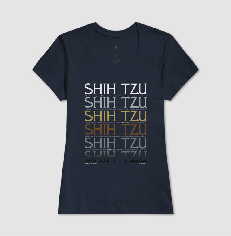 Camiseta Shih Tzu - Origem
