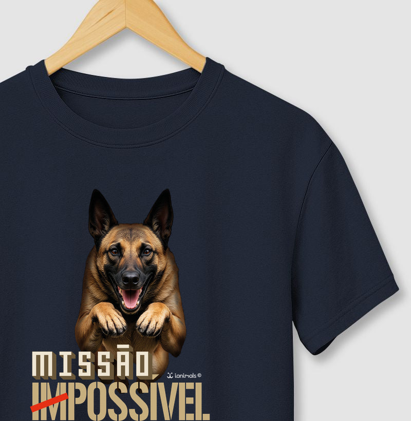 Camiseta Malinois Missão Impossível - Essência