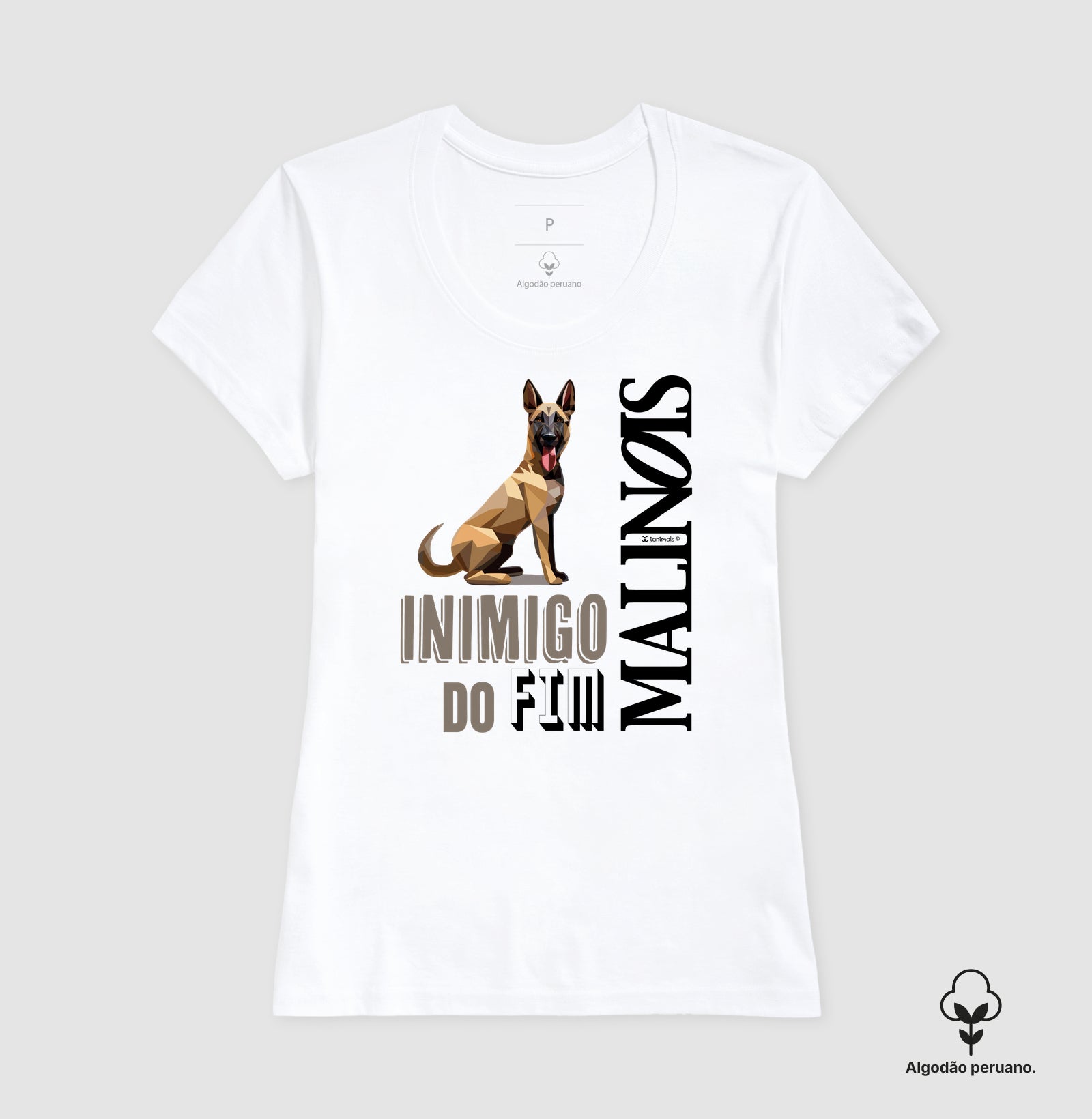 Camiseta INCA SOFT Malinois Inimigo do Fim - Essência