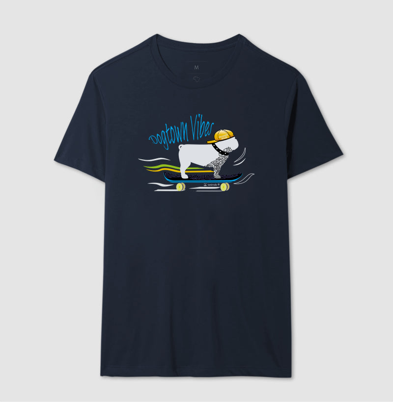 Camiseta Buldogue Inglês - Skatista
