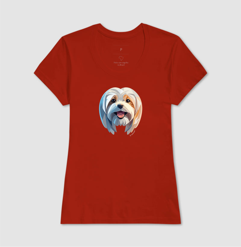 Camiseta Lhasa Apso - Coleções Geoma