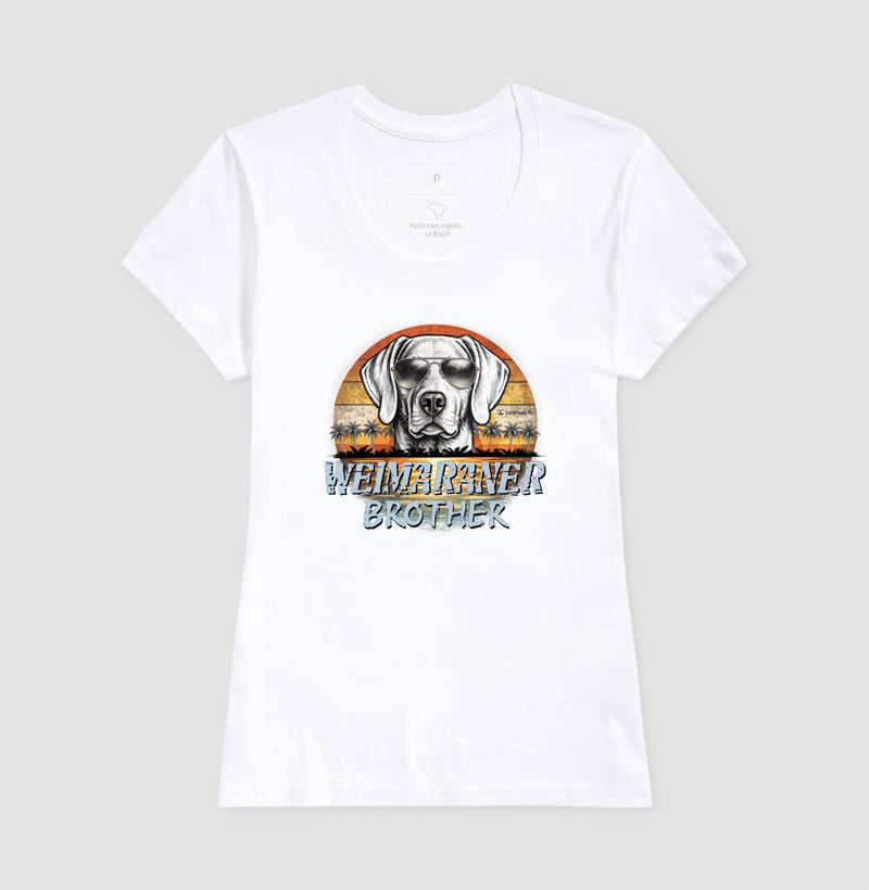 Camiseta Weimaraner BROTHER Sunset Vintage - Família