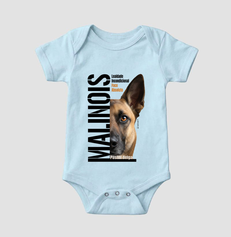 Body Infantil Malinois Foco Absoluto - Essência