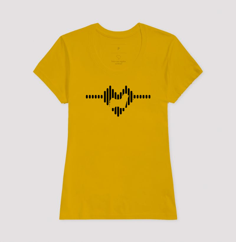 Camiseta Lhasa Apso - Coleção Coração