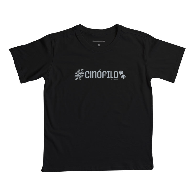 Camiseta #Cinófilo (Infantil) - Coleção AFETO