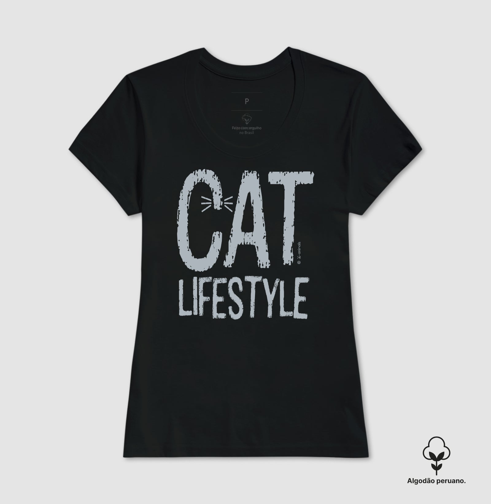 Camiseta “INCA SOFT” Cat Lifestyle - Coleção AFETO