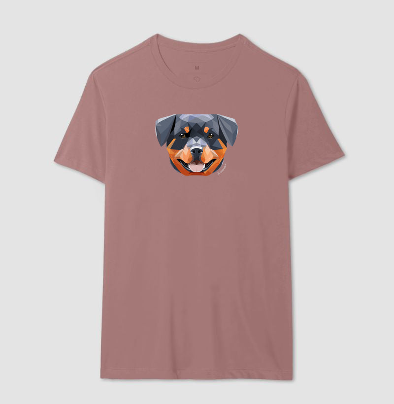 Camiseta Rottweiler Feliz - Geoma
