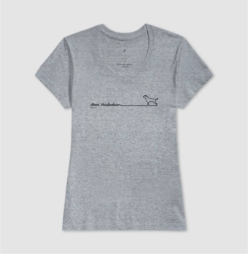Camiseta Rottweiler - Amor Verdadeiro
