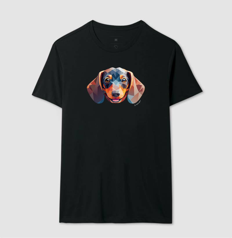 Camiseta Dachshund - Coleção Geoma